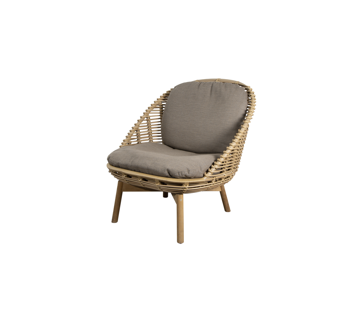 Cane-line Hive loungestol, teak. Velg putesett