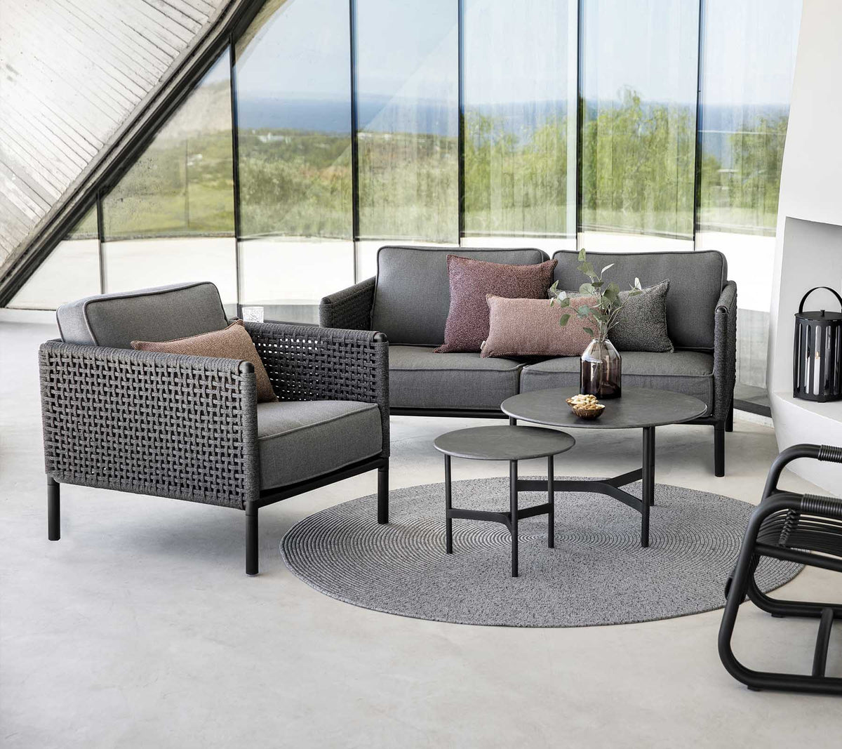 Cane-line Encore 2-seter sofa – miljøbilde