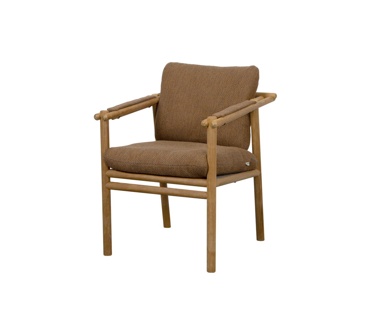 Cane-line Sticks stol med armlener, teak. Velg putesett