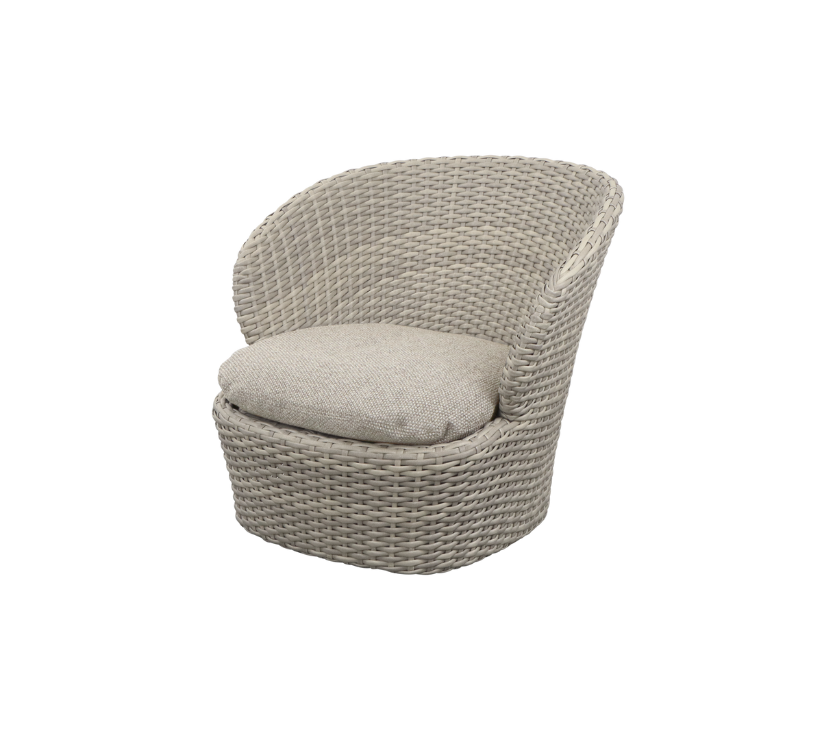 Cane-line Coast loungestol med svingbart understell. Velg farge og pute