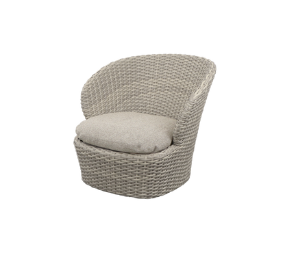 Cane-line Coast loungestol med svingbart understell. Velg farge og pute