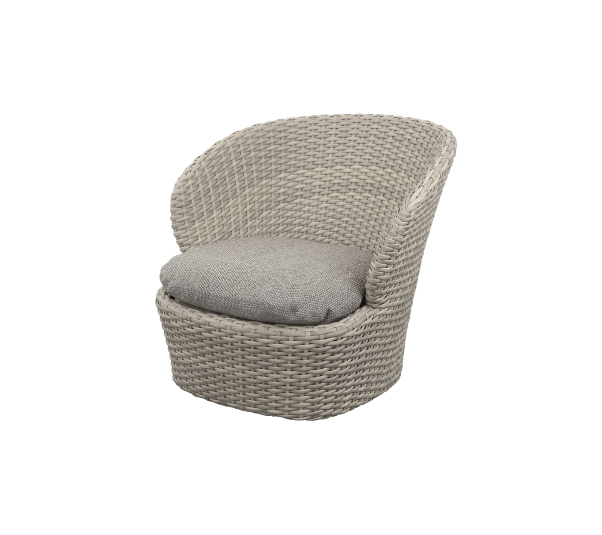 Cane-line Coast loungestol med svingbart understell. Velg farge og pute
