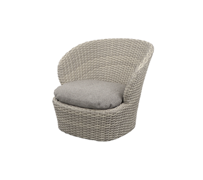 Cane-line Coast loungestol med svingbart understell. Velg farge og pute