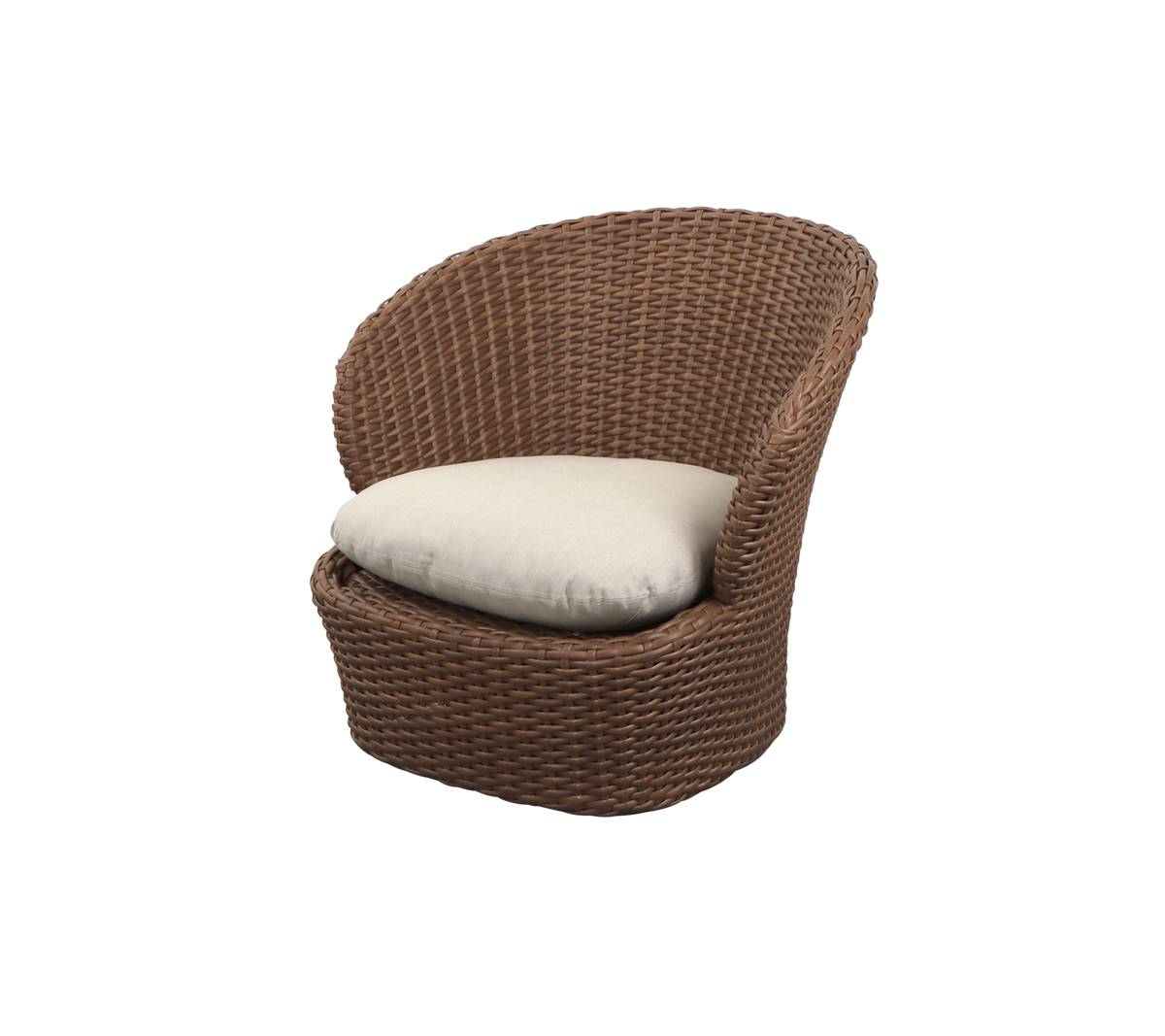 Cane-line Coast loungestol med svingbart understell. Velg farge og pute