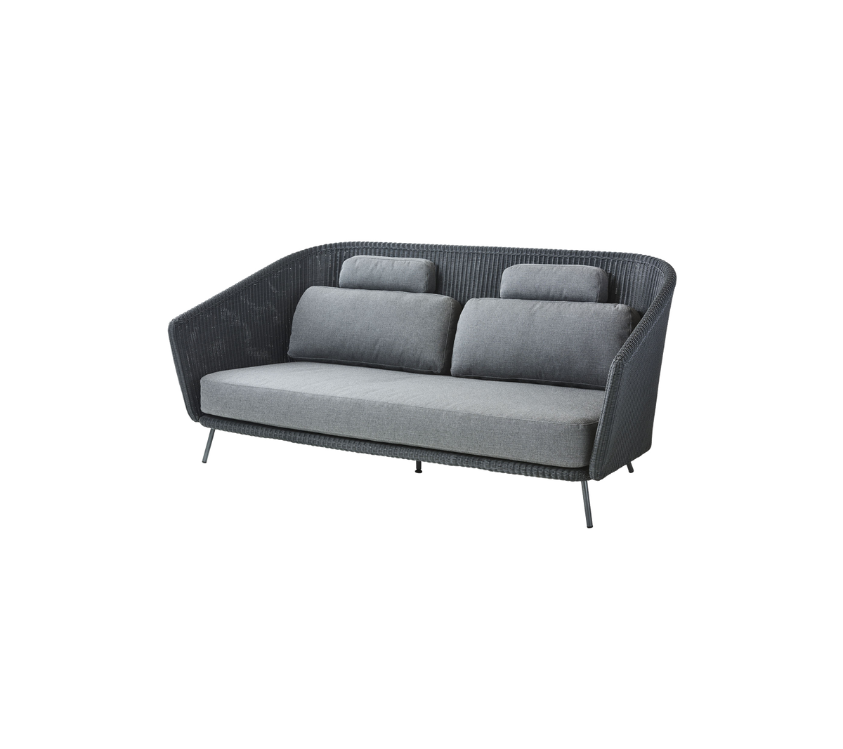 Cane-line Mega 2-seter sofa, graphite Weave