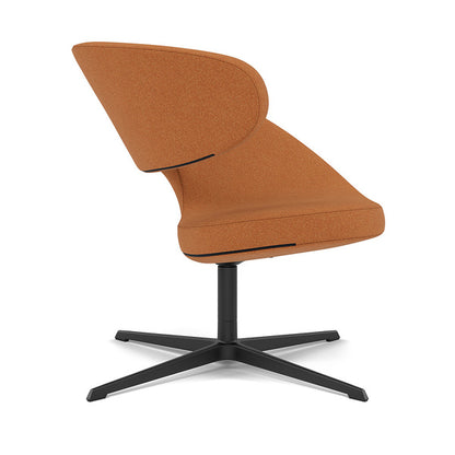 Varier Peel™ Club loungestol med matt sort understell