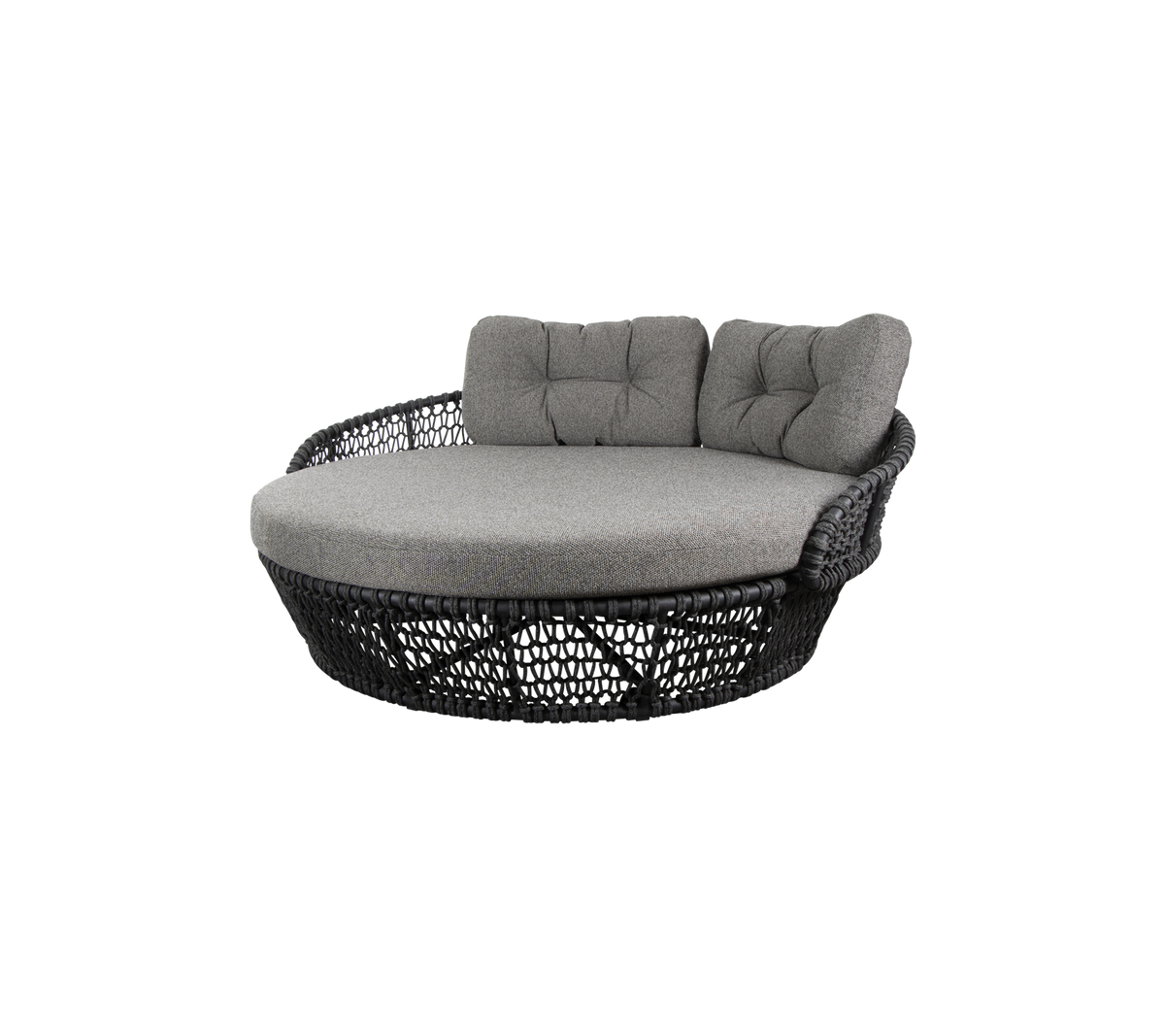 Cane-line Ocean Large daybed, dark grey Soft Rope