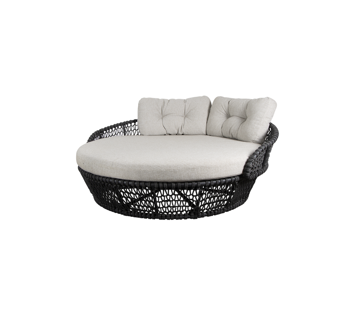 Cane-line Ocean Large daybed, dark grey Soft Rope