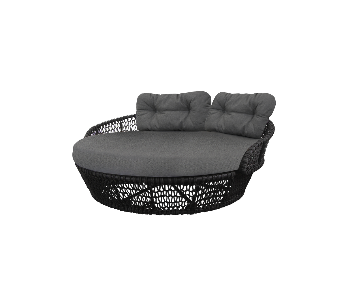 Cane-line Ocean Large daybed, dark grey Soft Rope
