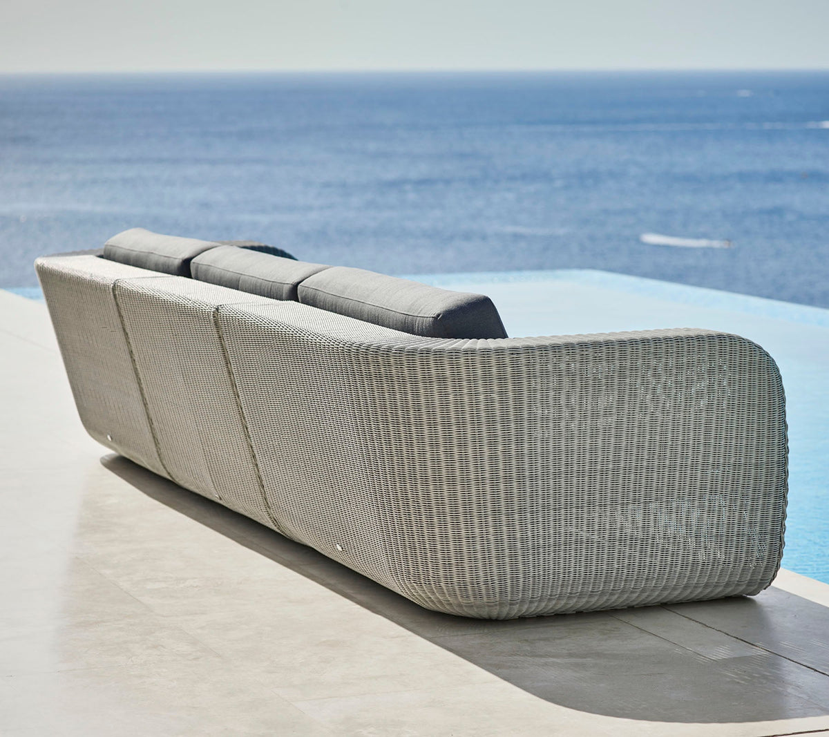 Cane-line Savannah 2-seter sofa høyre modul, Black Weave