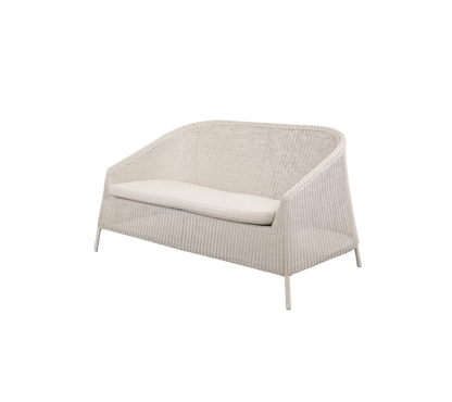 Cane-line Kingston 2-seter sofa – Sand, small round Weave / Desert sand, Rise m/QuickDry & Airflow