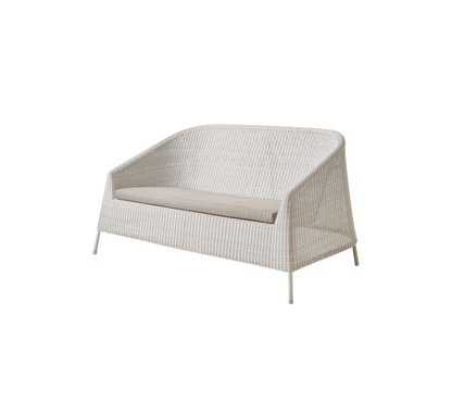 Cane-line Kingston 2-seter sofa – Sand, small round Weave / Sand, Natté m/QuickDry & Airflow