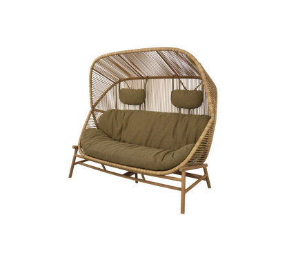 Cane-line Hive 2-seter sofa, teak. Velg putesett
