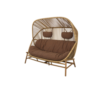 Cane-line Hive 2-seter sofa, teak. Velg putesett