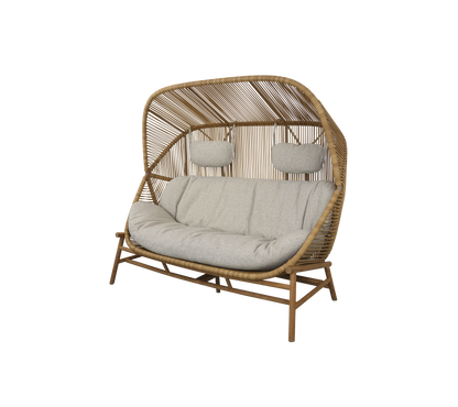 Cane-line Hive 2-seter sofa, teak. Velg putesett