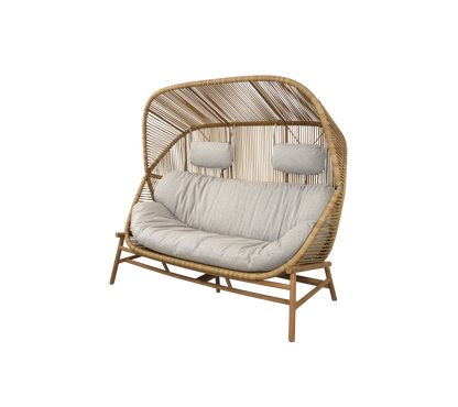 Cane-line Hive 2-seter sofa, teak. Velg putesett