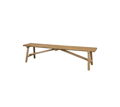 Cane-line Sticks benk 190 cm – Teak / Uten pute
