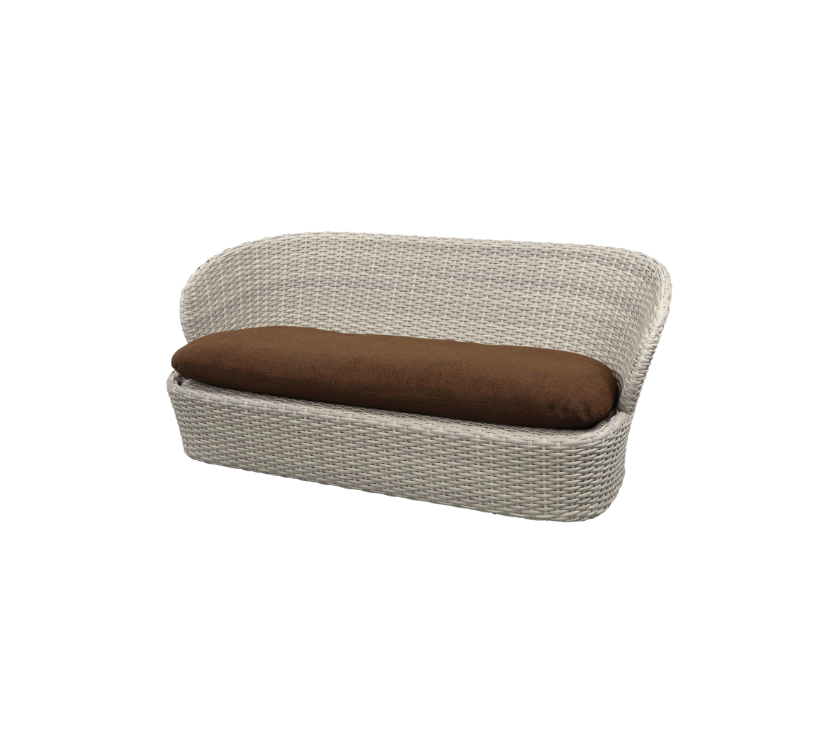Cane-line Coast 2,5-seter sofa, sand. Velg pute