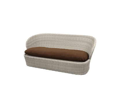 Cane-line Coast 2,5-seter sofa, sand. Velg pute