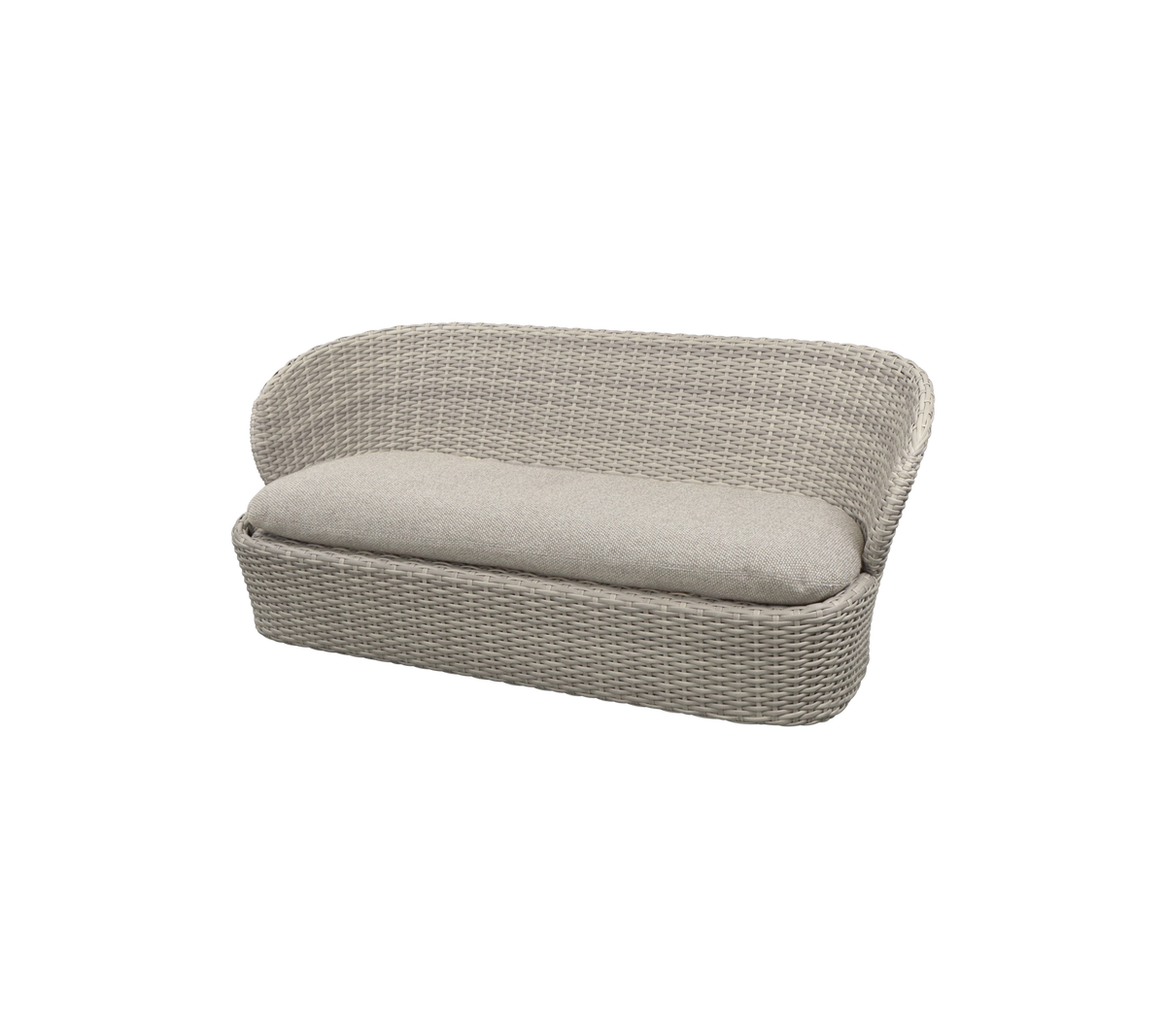 Cane-line Coast 2,5-seter sofa, sand. Velg pute