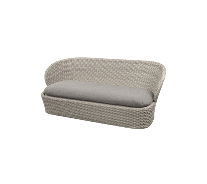 Cane-line Coast 2,5-seter sofa, sand. Velg pute