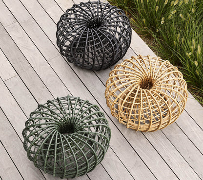 Cane-line Nest sofabord/krakk liten Ø 67 cm, Weave – miljøbilde 1