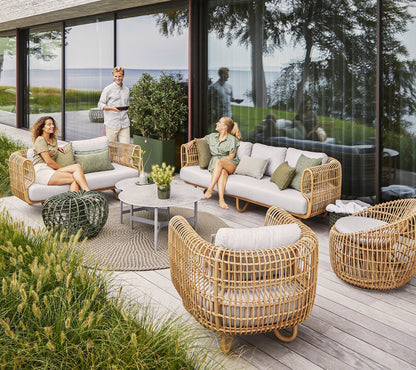 Cane-line Nest 2-seter sofa, Weave m/puter – miljøbilde 4