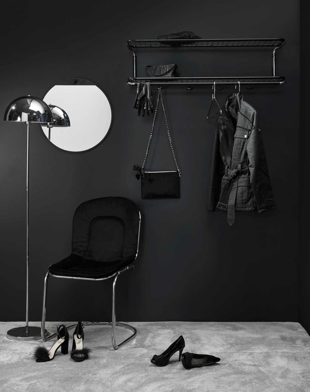 Essem Design Tillbakablick speil rund