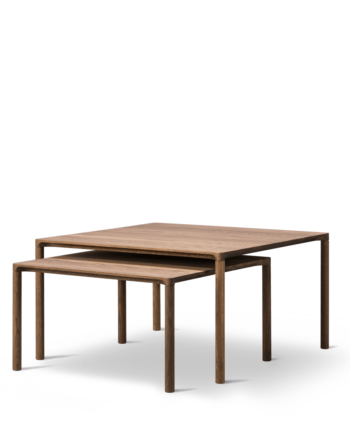 Fredericia Piloti Wood Coffee Table sett med bord. Velg kombinasjon og treverk
