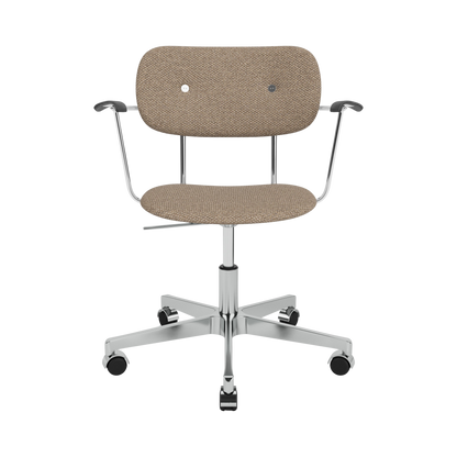 Audo Copenhagen Co Task Chair kontorstol, fullpolstret. Velg tekstil, armlener og understell
