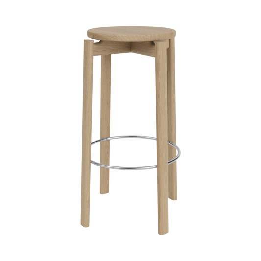 Audo Copenhagen Passage Bar Stool barkrakk. Velg treverk