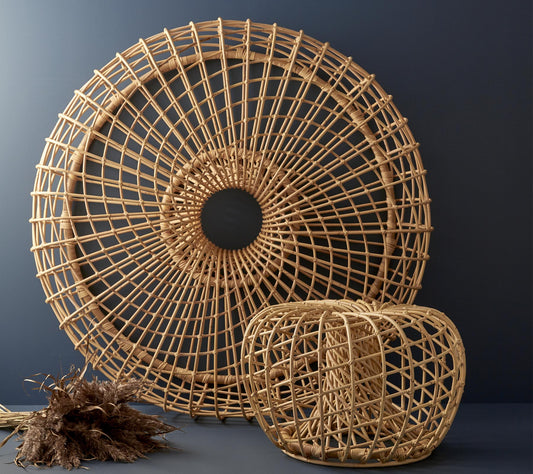 Cane-line Nest sofabord/krakk liten Ø 67 cm, rotting (innendørs) – miljøbilde 1