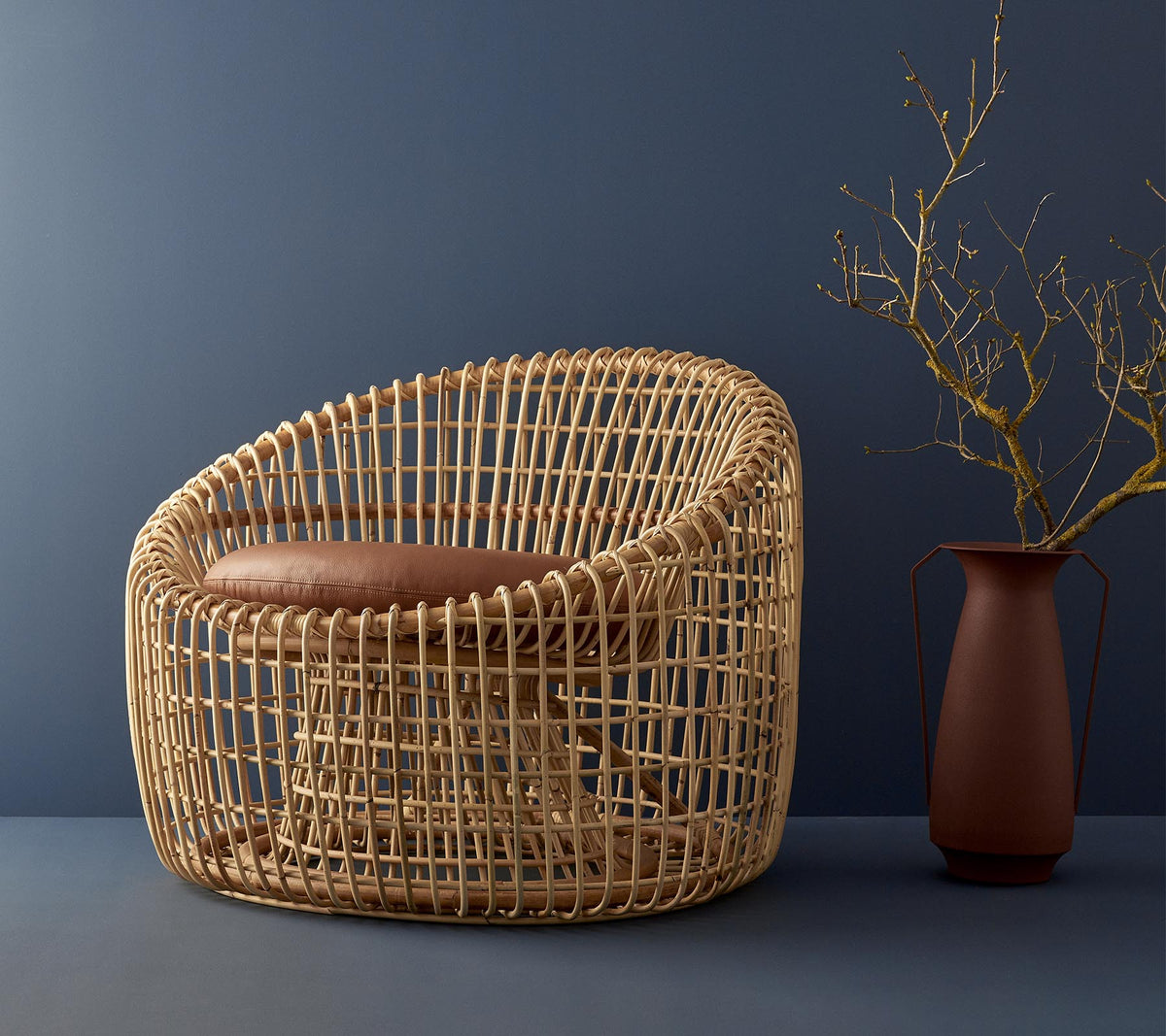 Cane-line Nest Round stol, rotting (innendørs) – miljøbilde 2