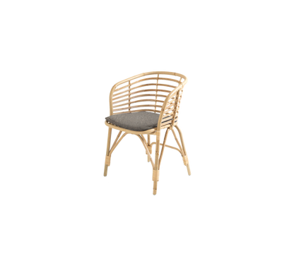 Cane-line Blend spisestol, rotting – Natural, rotting (large round sticks) / Light brown, Zen