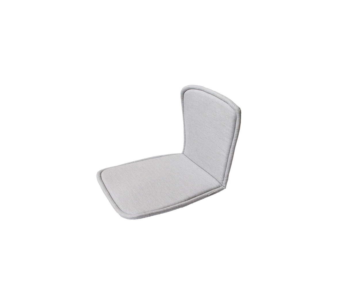Cane-line Moments pute til stablebar stol – Light grey, Natté sete-/ryggpute
