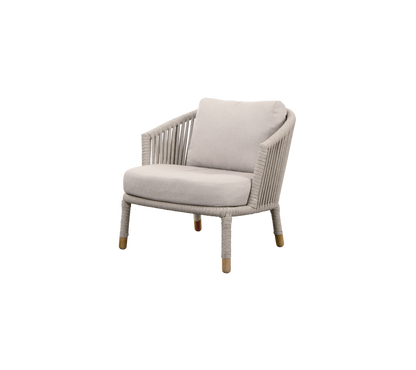 Cane-line Moments loungestol, Soft Rope m/AirTouch-puter