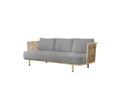 Cane-line Sense 3-seter sofa, Natural rotting, indoor