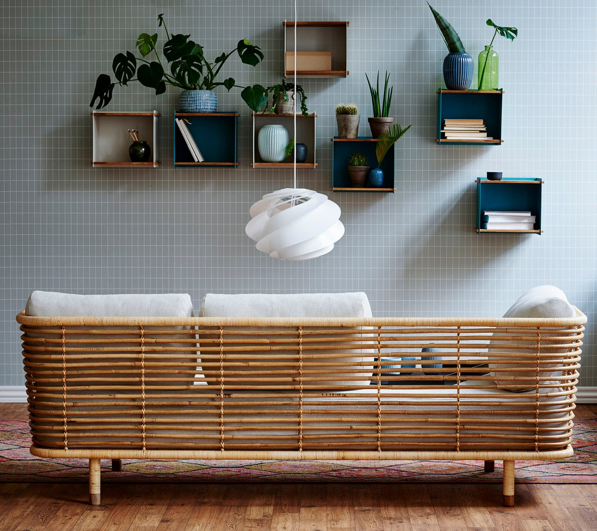 Cane-line Sense 3-seter sofa, Natural rotting, indoor