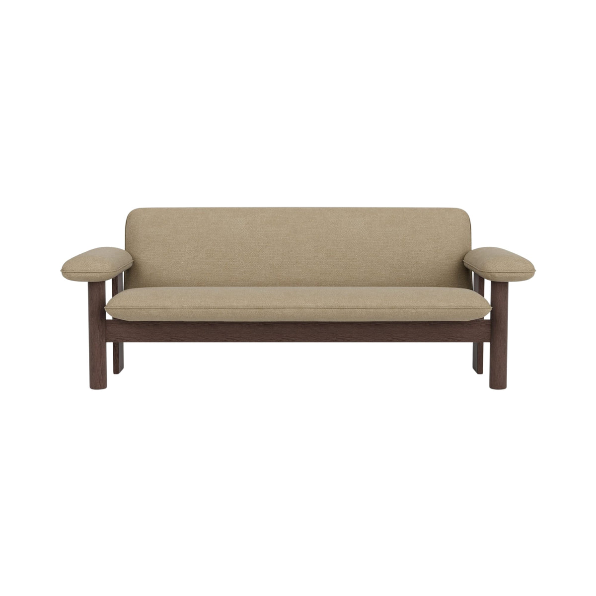 Audo Copenhagen Brasilia Sofa sofa. Velg tekstil og treverk