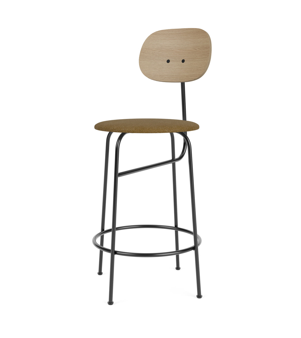 Audo Copenhagen Afteroom Counter Chair Plus barstol, polstret sete. Velg tekstil og rygg