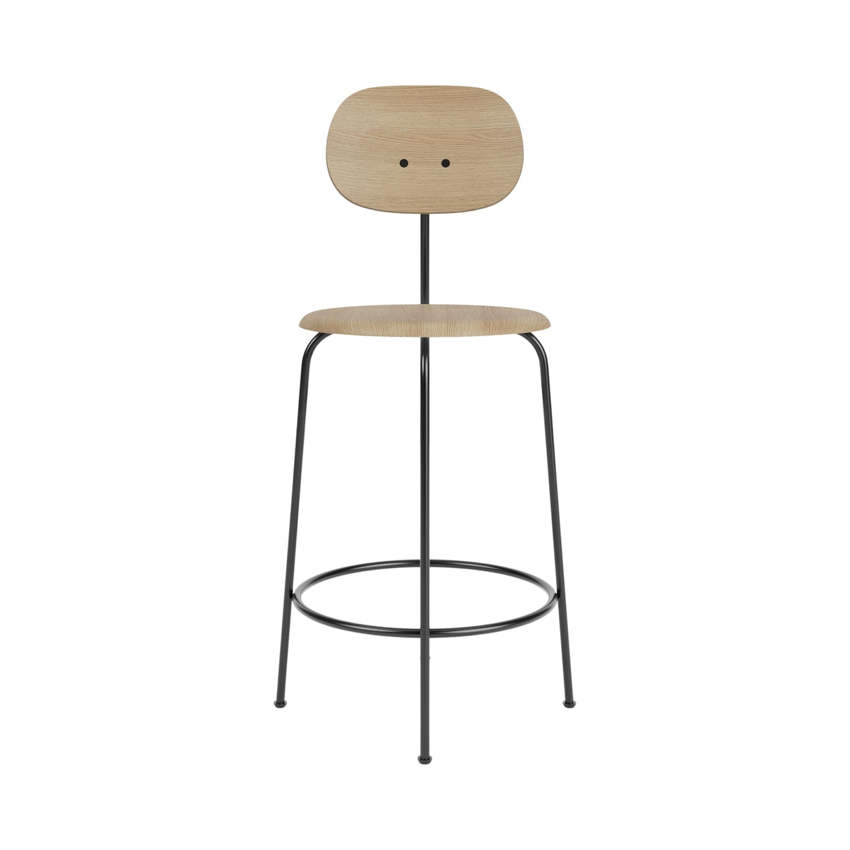 Audo Copenhagen Afteroom Counter Chair Plus barstol, uten polstring. Velg treverk