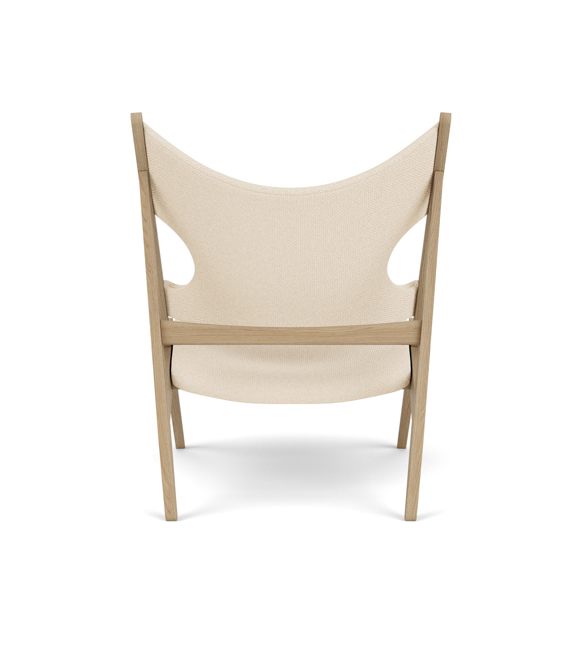 Audo Copenhagen Knitting Lounge Chair lenestol. Velg tekstil og treverk