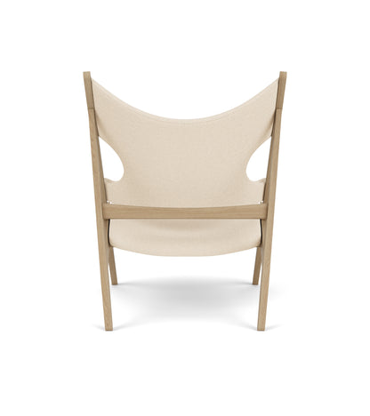 Audo Copenhagen Knitting Lounge Chair lenestol. Velg tekstil og treverk