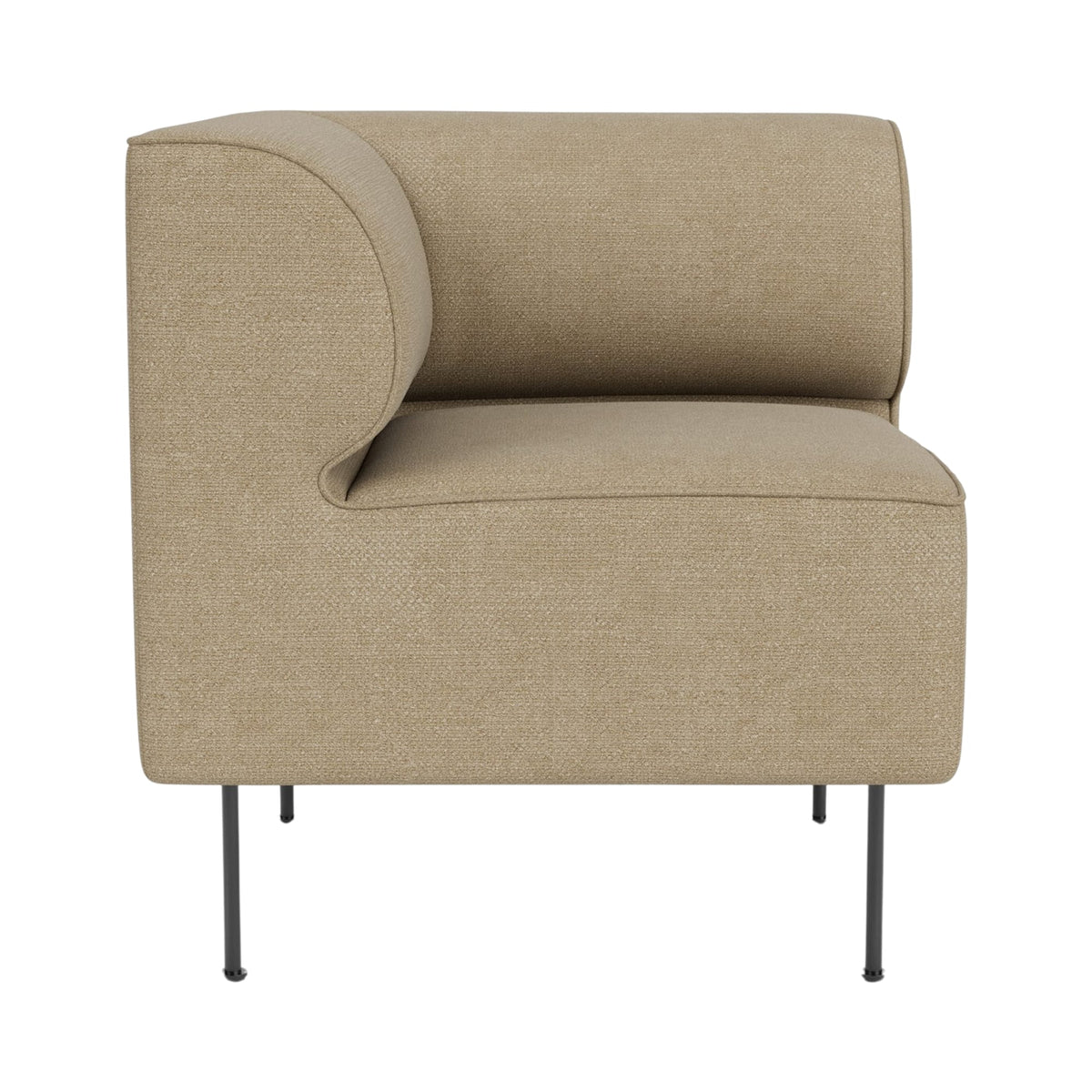 Audo Copenhagen Eave Dining Sofa spisesofa, hjørnemodul. Velg tekstil og understell