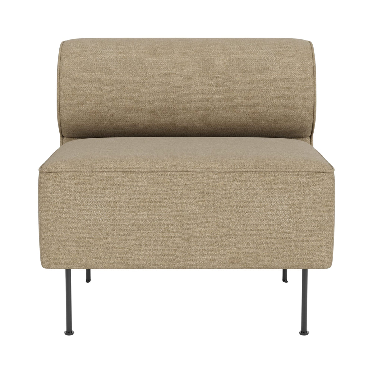 Audo Copenhagen Eave Dining Sofa spisesofa, åpen seksjon 80 cm. Velg tekstil og understell