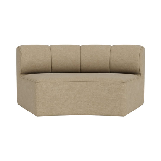 Audo Copenhagen Eave Seamline Modular Sofa 86 sofamodul, konkav åpen seksjon 86 cm. Velg tekstil