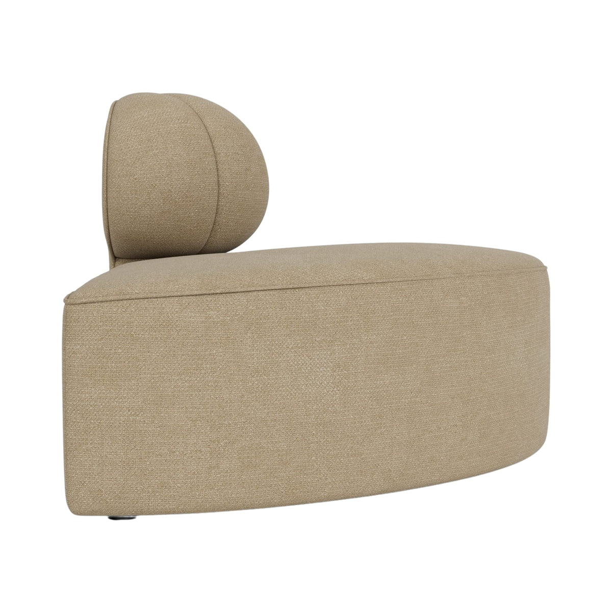 Audo Copenhagen Eave Seamline Modular Sofa 86 sofamodul, konvekst hjørne 86 cm. Velg tekstil