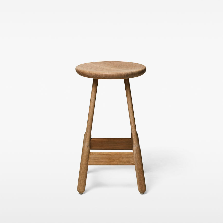 Massproductions Albert barkrakk – Sittehøyde 74 cm / Natur eik