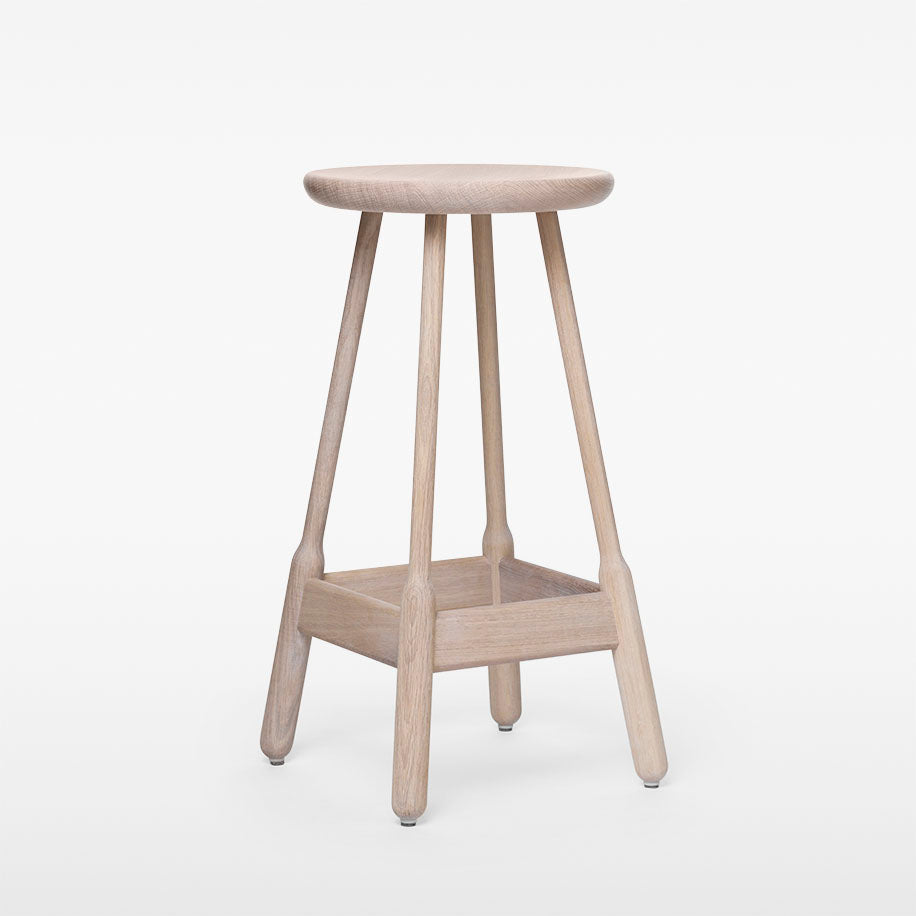 Massproductions Albert barkrakk – Sittehøyde 74 cm / Hvitoljet eik