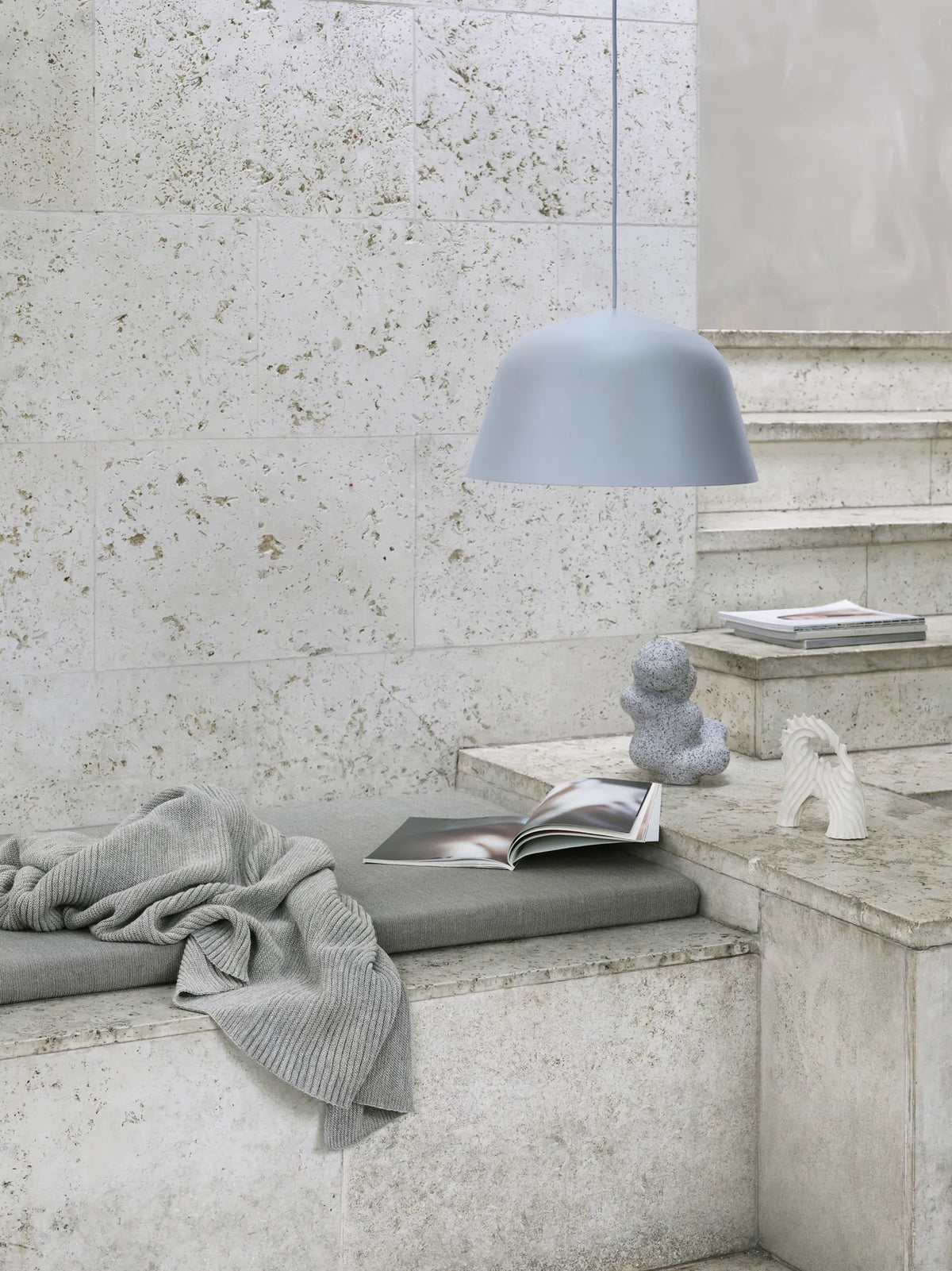 Muuto Rhythm pledd i babylamaull. Dark Green